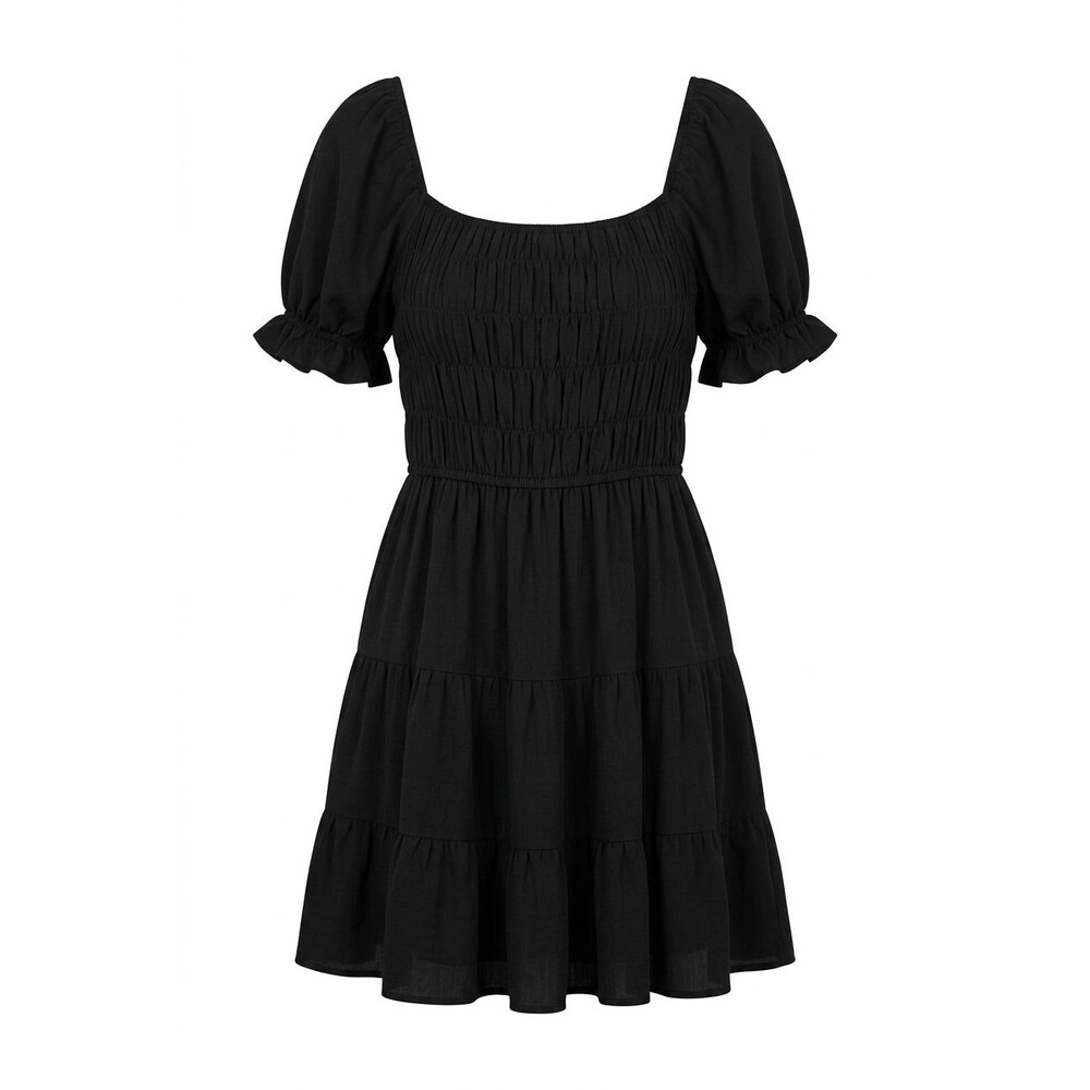 Charlotte Russe Women's Black Off-the-Shoulder Mini Dress — Size XL